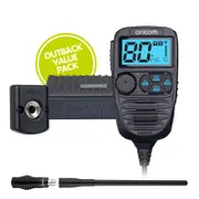 Oricom DTX4200X IP54 Dual Receive UHF CB Radio AND ANU913 3dBi UHF Antenna - Outback Bundle Pack (DTX4200X4PK)