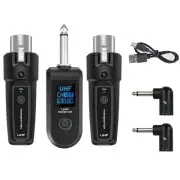 6.35mm UHF XLR Adapter System Microphone Transmitter Receiver for Dynamic5021