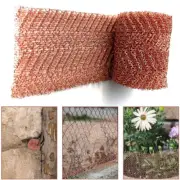 Pure Copper Mesh Knitted Soffit Mesh Rat Rodent Slug Snail Control Blocker 6M