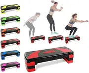 Fitness Pedal Aerobic Kitchen Stepper 78 cm Adjustable 3 Levels Exercise Platform Platform for Weight Loss Exercise HOM
