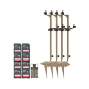 Stealth Cam Adjustable Multi Pivot Mounting Post 4 Pack with Card Reader Bundle