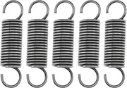 SING F LTD 5PCS Tension Spring with Hooks Compressed Springs 50mm Length 12mm OD 1.5mm Wire Diameter Stainless Steel Small Dual Hooks for Production Assembly Experiment
