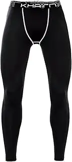 [crazynekos] Mens Compression Trousers Oversized Leggings Gym Cool Dry Plus Size Tight Long Pants