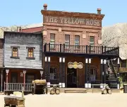 WILD WEST OLD TOWN SALLOON GHOST TOWN COMPUTER MOUSE PAD
