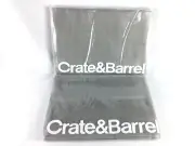 Crate & Barrel Linen Sheer Panels Window Curtain 52 X 108 Light Gray Lot x 2 NEW
