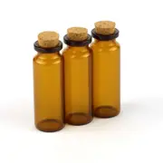 Small 22x62mm 10-50 pieces Bottle Glass bottles Borosilicate 15ml Wholesale Vial