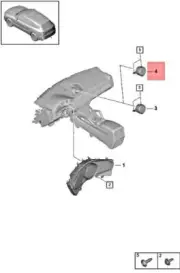 Genuine PORSCHE Cayenne 9YA Compass 9Y0919107H6N3 (for: Porsche)