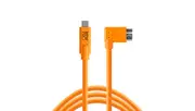 Tether tool Pro USB-C to USB 3.0 Micro-B Right Angle 4.6m Hi-Vis Orange