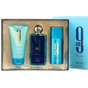 Afnan 9:00 Dive Gift Set Eau de Parfum 100 Ml, Shower Gel 150 Ml and Deo Spray 150 Ml