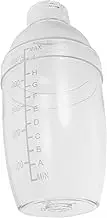 Luxshiny Milk Tea Hand Shaker Transparent Drink Mixing Cup for Easy Cocktails Portable Beverage Shaker with Visible Scale and Reusable Design for Home Bar Use