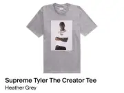Supreme Tyler The Creator Heather Grey Tee Size XLarge
