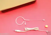 Pro Hanging Headset Microphone For SENNHEISER - Replaceable Hook Mic 1/8" Lock
