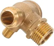 Cabilock Air Valve Copper Non-Return Check Valve for Air Compressors Prevents Backflow Air Compressor Fittings Air Compressor Adapter Air Compressor Tools