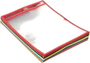 Amazon Basics Heavy Duty Dry Erase Ticket Holder Pockets 21.59 X 27.94cm, Pack of 25