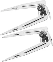 Grill Meat Skewer Set Stainless Steel Rotisserie Forks for Air Fryer BBQ Chicken Forks Heavy Duty Easy Cooking