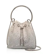 Jimmy Choo Bon Bon Vuq Embellished Top Handle Bag