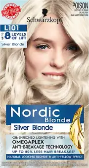 Nordic Blonde, Hair Lightener, L101 Silver Blonde