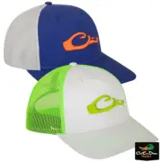 NEW DRAKE PERFORMANCE FISHING DH LOGO MESH BACK BALL CAP SNAP BACK HAT
