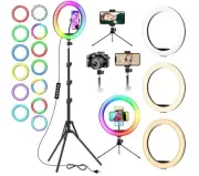 10" Selfie Ring Light w/ Tripod Stand & Phone Holder 120 LED Bulbs Free Shipping