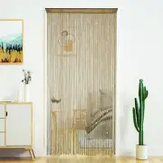 Beaded Curtain Door String Curtains for Doorway Tassels Beads Hanging Fringe....