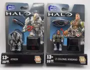 Mega Construx Halo Universe ATRIOX & LT COLONEL KINSANO Minifig Series 18 SEALED
