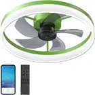 20" Dimmable Ceiling Fans with Lights and Remote