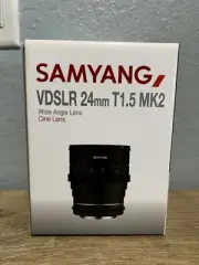 Samyang 24mm T1.5 VDSLR MK2 Wide-Angle Cine Lens - Canon RF