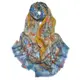 白度母藍色藏佛教唐卡圍巾swc815 高端羊絨印花圍巾 - (10折)