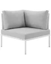Modway Harmony Sunbrella Outdoor Patio All Mesh Corner Chair