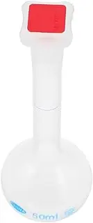BIUDECO Volumetric Flask Transparent Science Laboratory Measuring Bottle for Accurate Liquid Sampling Portable Design for Easy Handling in Lab Field Use