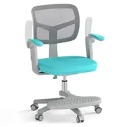 Giantex Swivel Kids Desk Chair Children Study Chair w/Adjustable Height Mesh Computer Chair Green