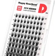 Volume Lash Clusters Flexible Band Individual Eyelash Extension D Curl Natural F