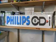 Philips CD-i Display, Aluminum Sign, 6" x 24" CDi Video Game Console