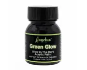 ANGELUS GREEN GLOW IN THE DARK PAINT - long-lasting glow