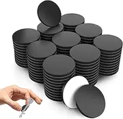 Adhesive Magnets, 100 Pcs Round Magnet Sheet, Magnets with Adhesive Backing for Crafts, Light Objects, Photos, Fridge Organisation