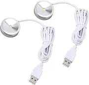 RIZGHWOY Display Spotlight, LED Showcase Spotlight for Showcase with Long Cable, USB Powered, Easy to Install (Warm Light)