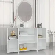 Sideboard White 120x30x75 cm Engineered Wood