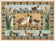 Mallard Tile Backsplash Jensen Wildlife Art Ceramic Mural DJ008