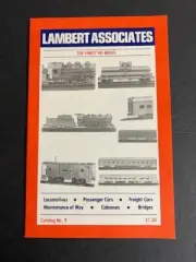 Lambert Associates Model Train Catalog 1972 HO Gauge Cabooses Passenger Box Cars