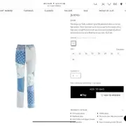Alice + Olivia Patchwork Bootcut Jeans
