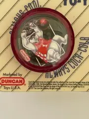 Yo-Yo Duncan Coca-Cola 1997. Original Carded. Slam Dunk Bear. Black NOS YoYo