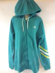 Womens Adidas FS Tech Fleece O89607 Green Yellow White Cross Training Jacket