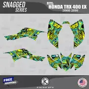 Graphics Kit for HONDA TRX400EX TRX 400EX (2008-2016) 16 Mil Snagged - Teal