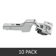 10 Pack Blum CLIP top BLUMOTION 110° Half Crank Screw-on Cabinet Hinge - 71B3650
