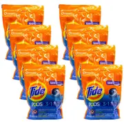 8x 31pc Tide 3in1 Laundry Detergent Pods/Capsules Stain Remover Original Scent