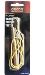 Auto Circuit Tester Brass w Steel Point Car Power Battery