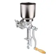 Hand Operated Corn Grain Mill Grinder Useful Kitchen Tool with Big Hopper