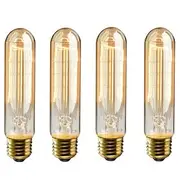 4pcs 40 W E26 / E27 T10 Warm Yellow 2200 k Incandescent Vintage Edison Light Bulb 220-240 V