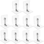 INOOMP 10Sets No Drill Adhesive Tip Furniture Anchors for Proofing Securely Fix Cabinets Dressers and Bookshelves to Wall Enhanced Stability and Easy Installation