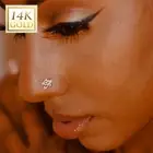 “Eye of Horus” 14kt Solid Gold Nose Stud Made of Hypoallergenic Real Gold